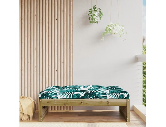 VIDAXL - Pouf Repose-pied de jardin 120x80 cm bois de pin imprégné