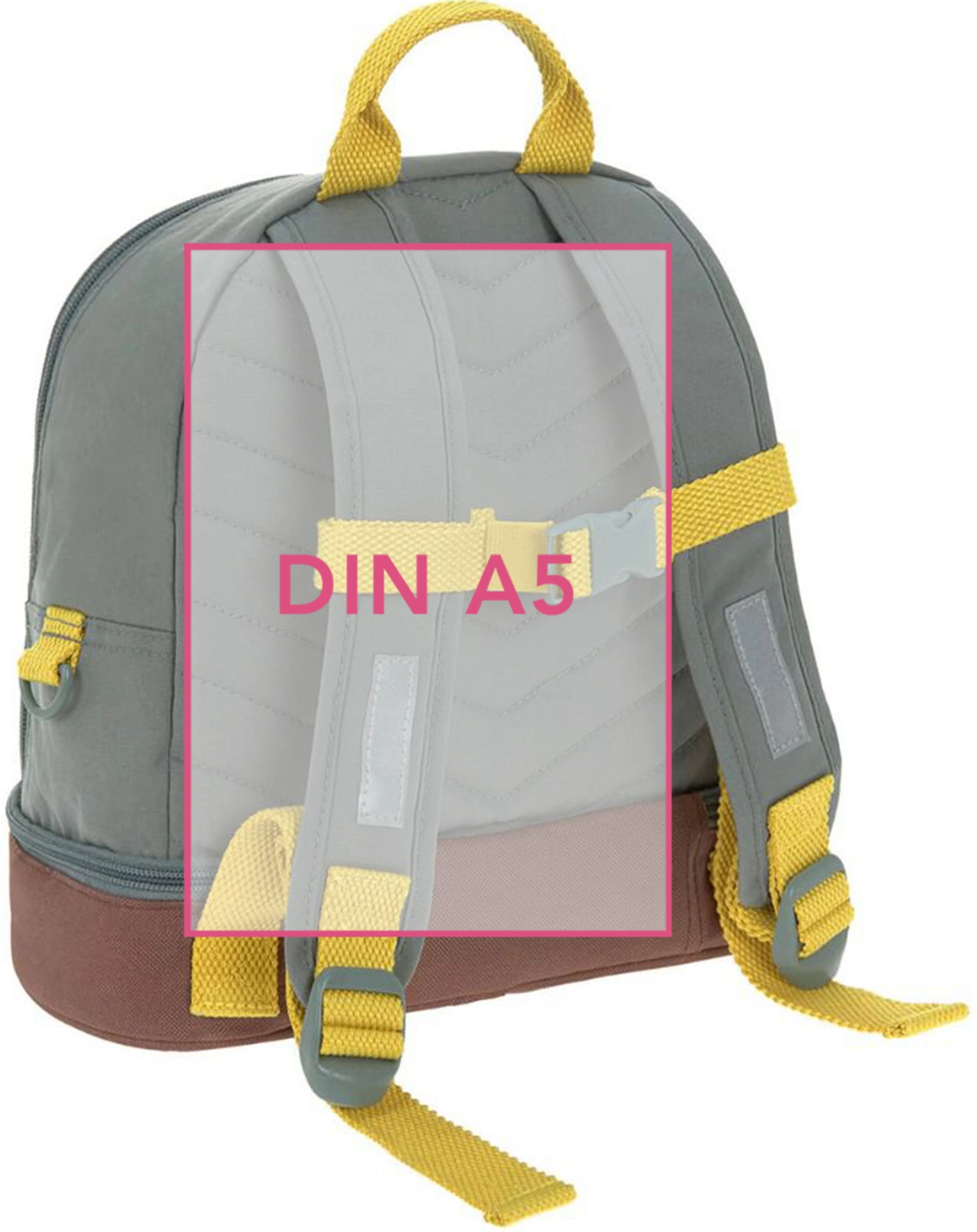 Kinderrucksack ADVENTURE BUS MINI (24,5x27x15,5) in olivgrau