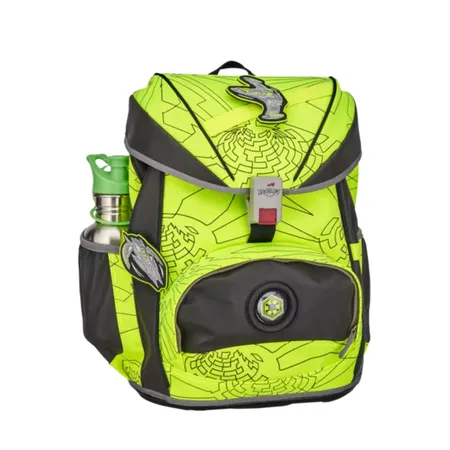 DerDieDas ErgoFlex Schulrucksack-Set Exklusiv Superflash Neon Fighter
