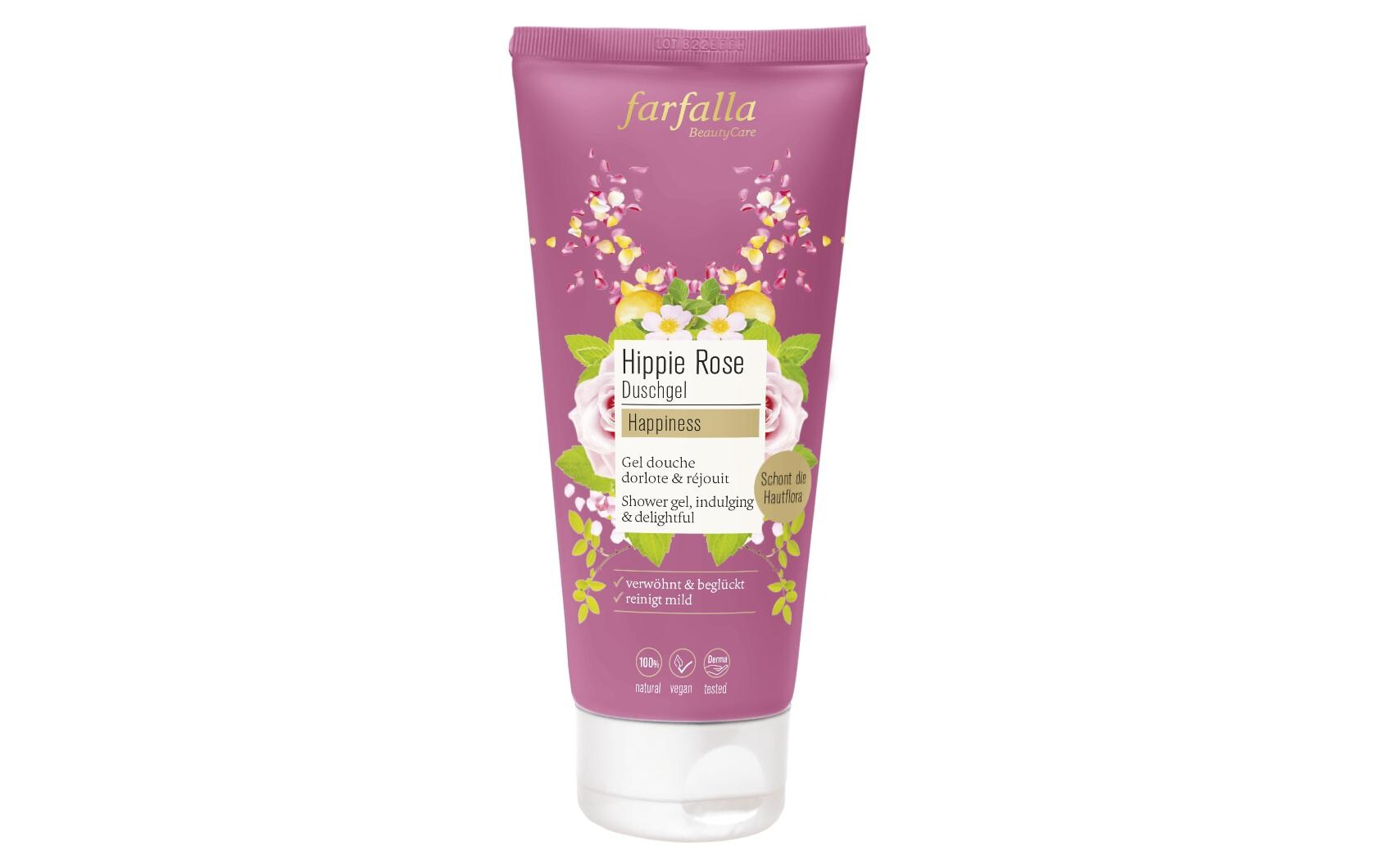 Duschgel Hippie Rose Happiness 200 mlNatürliche Pflegedusche