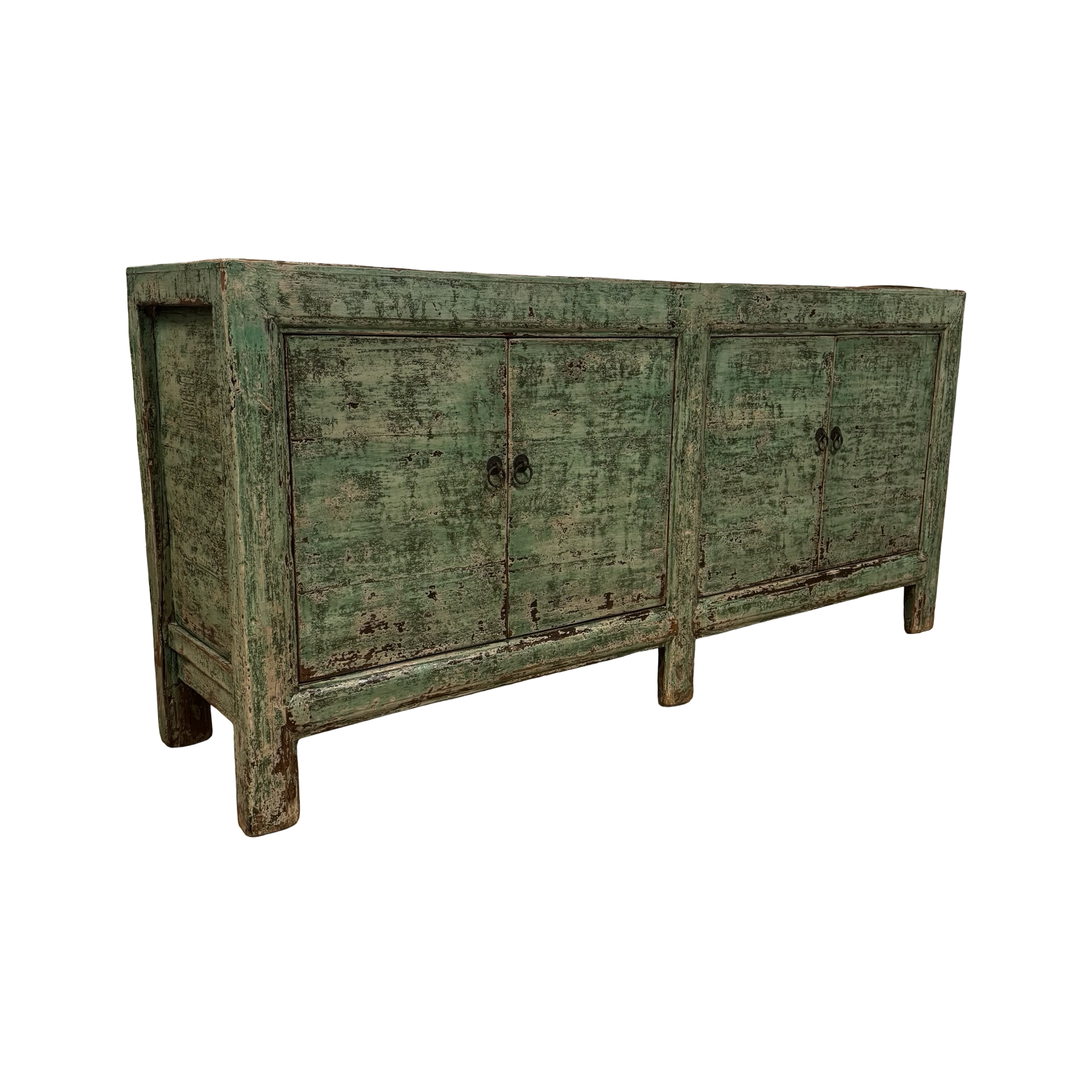 Dressoir 4deur groen uniek