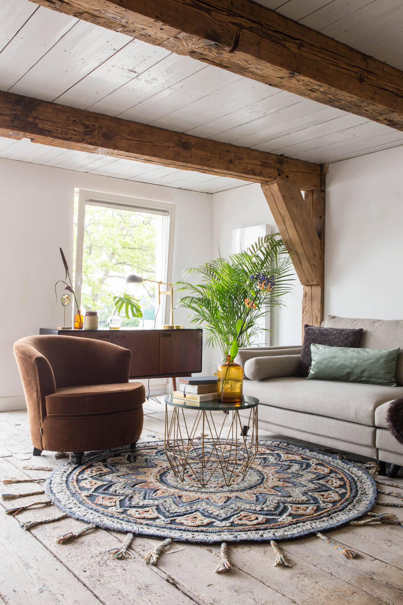Lounge chair Freux Bruin