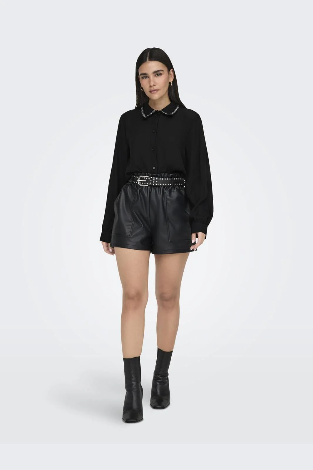 JDY JDYaya L/S Detail Shirt 4638940 black
