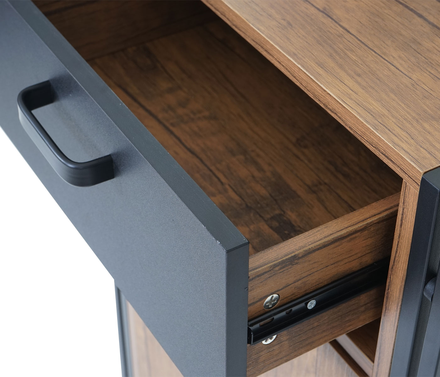 Kommode MCW-A27, Schrank Schubladenschrank, 90x50x43cm 3D-Struktur MVG-zertifiziert, Wildeiche-Optik