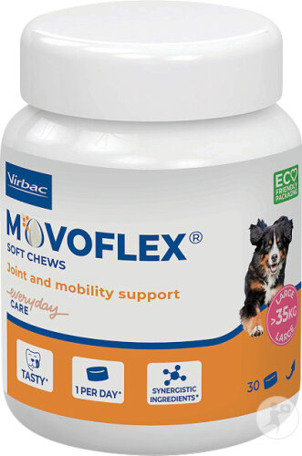 Movoflex Soutien Des Articulations Et De La Mobilité Chien L >35kg 30 Pièces