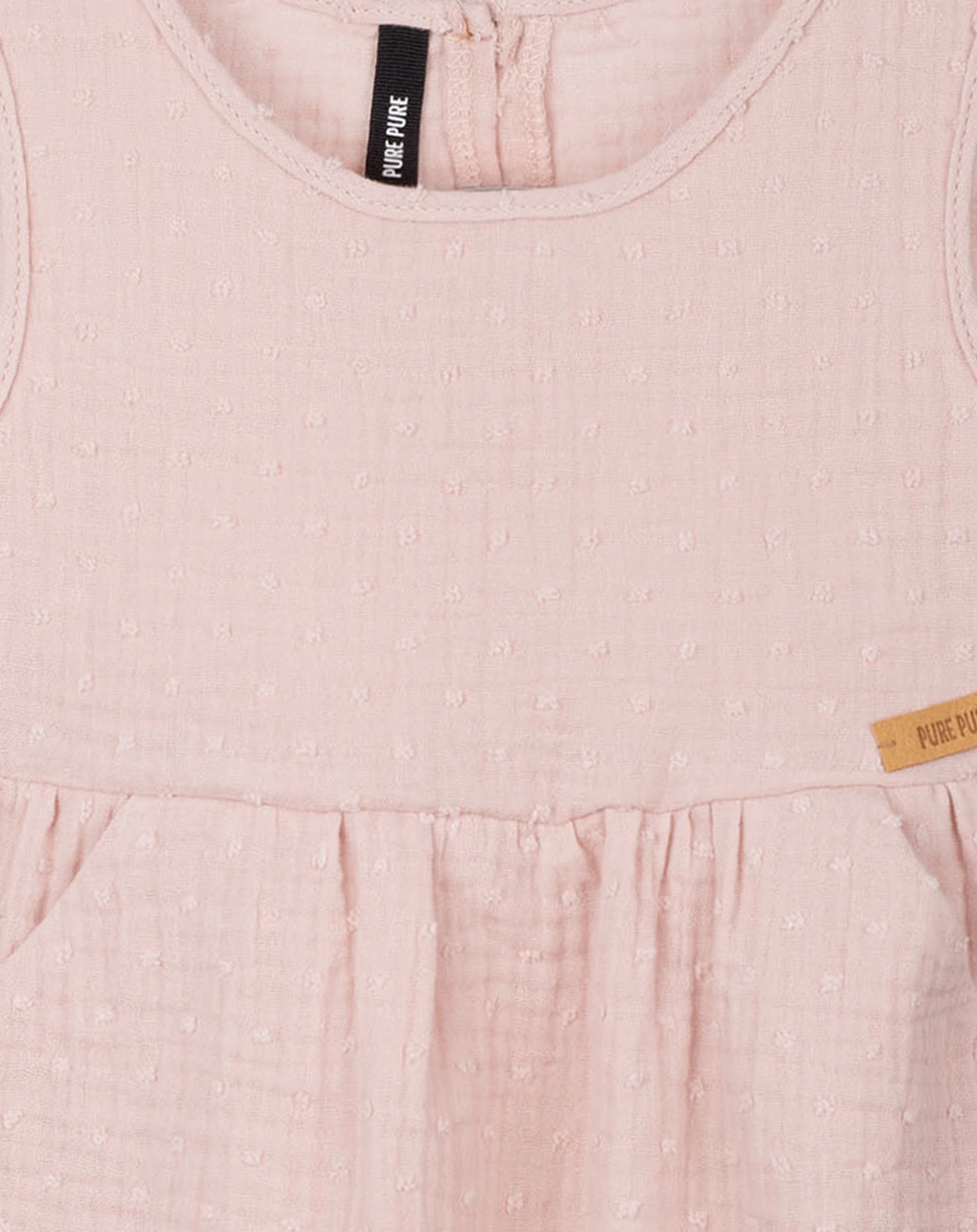 Mull-Kleid SUNNA in peach-sand