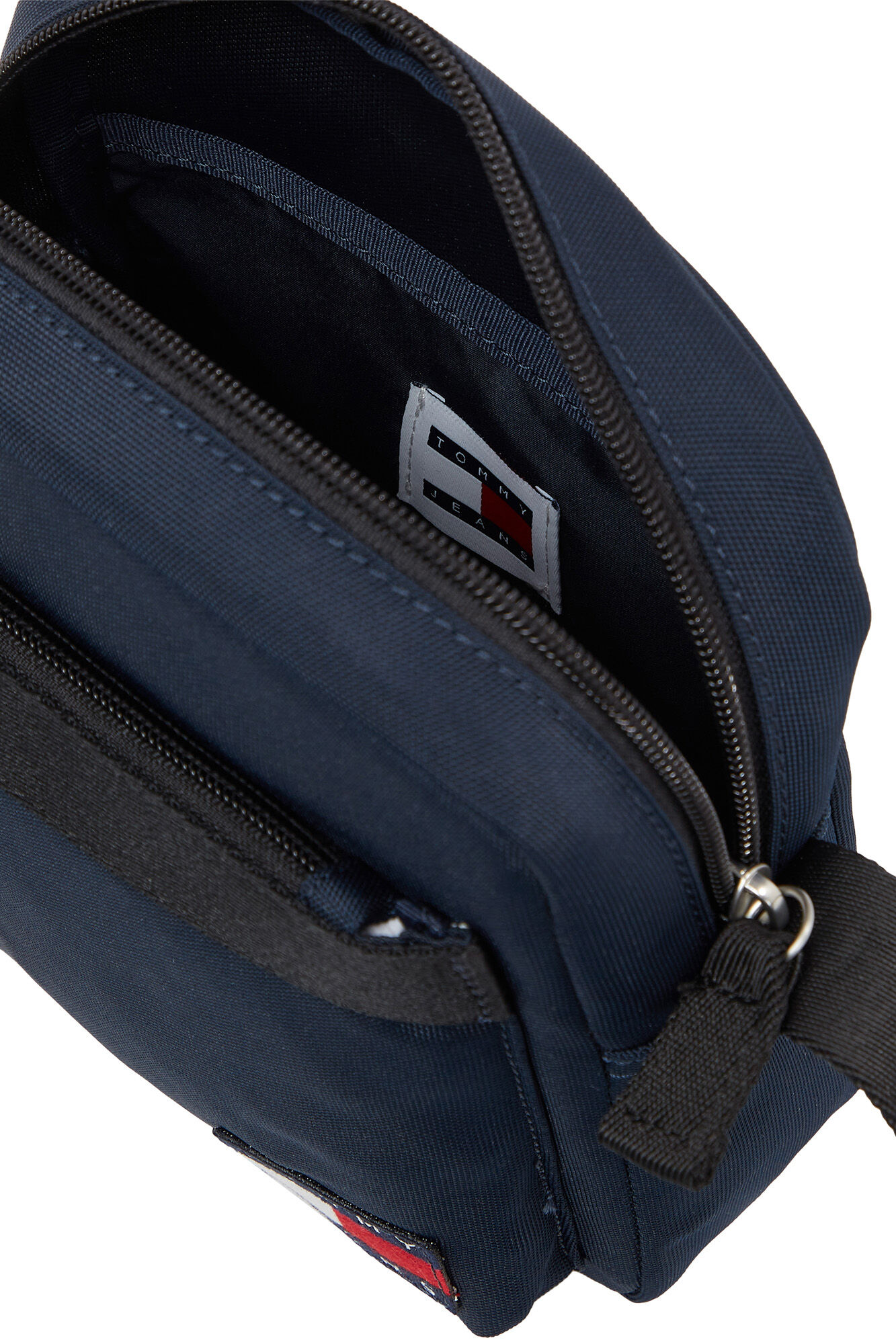 Bolsa de ombro masculina Tommy Jeans com bandeira