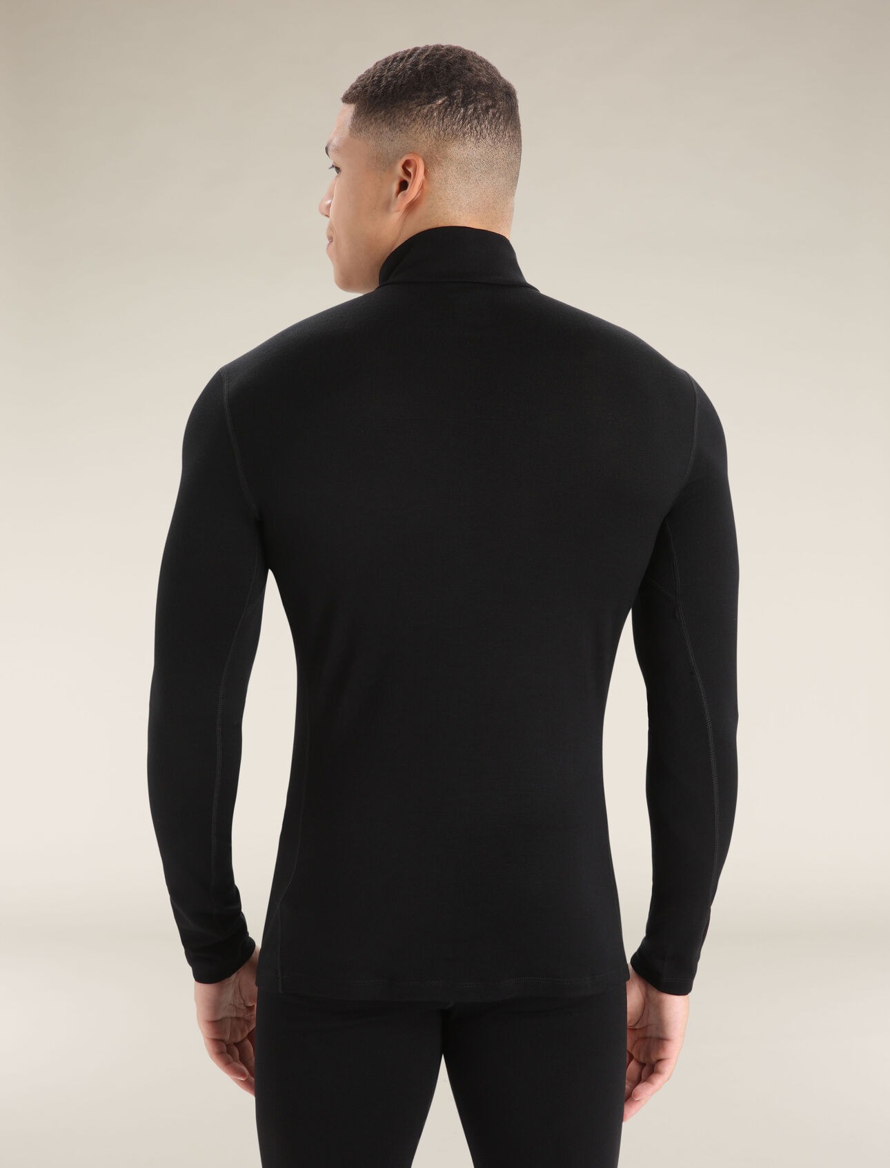 Merino 260 Tech LS Half Zip Herre Black