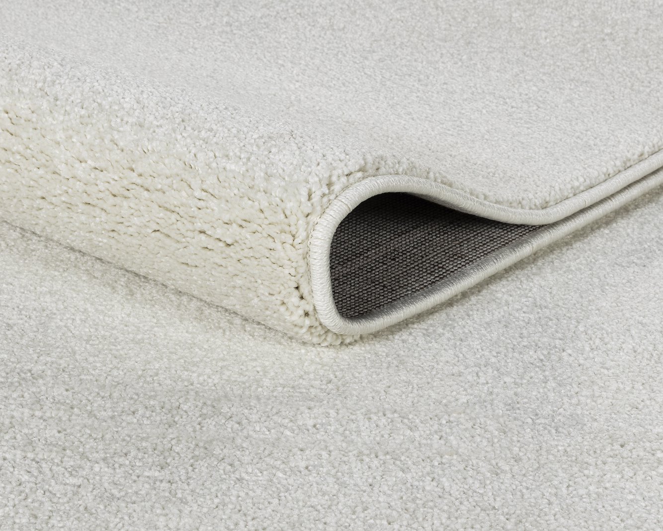 Tambour gulvteppe 160x230 Snøhvit farge heatset