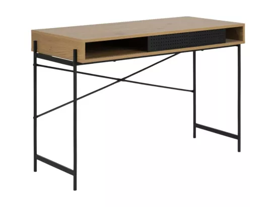 Angus Bureau avec 1 porte, coulissante, imitation chêne.