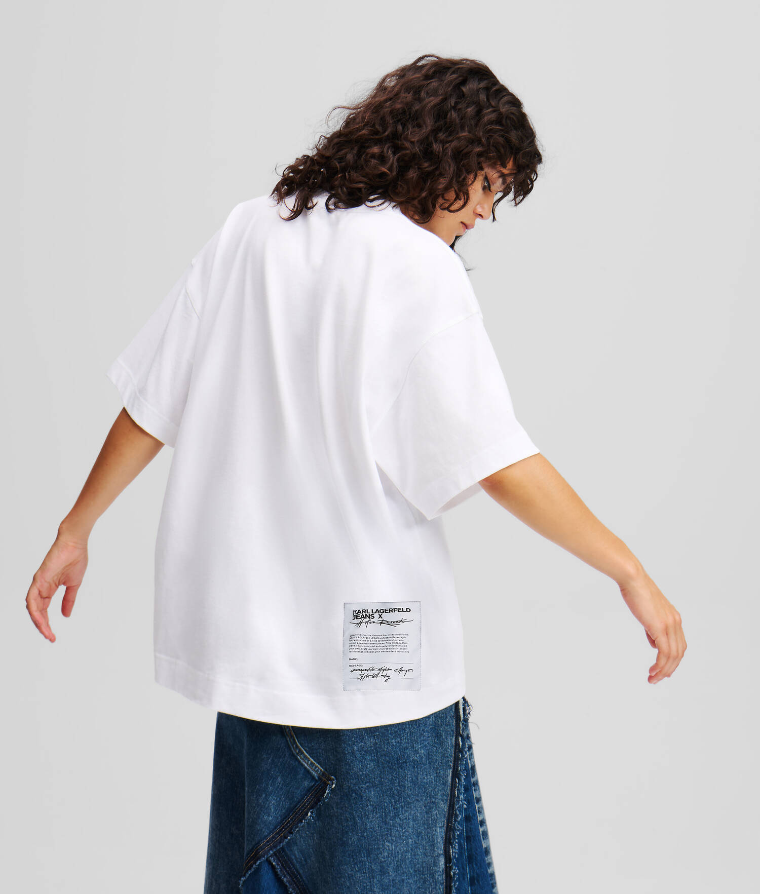 T-SHIRT IMPRIMÉ KLJ X ATELIER RESERVÉ - Blanc