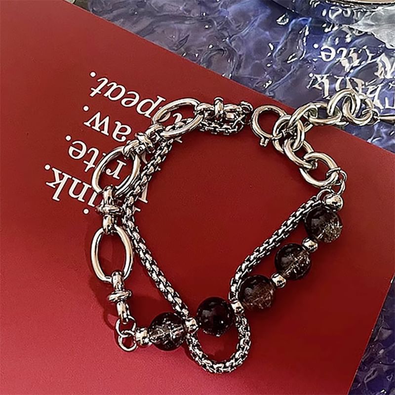 Lilafey - Kralenarmband
