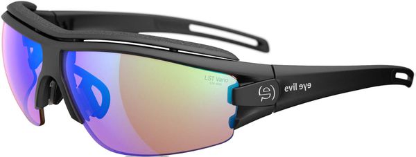 TRACE PRO LST bright Vario Sonnenbrille  black matt - blue mirror  XS