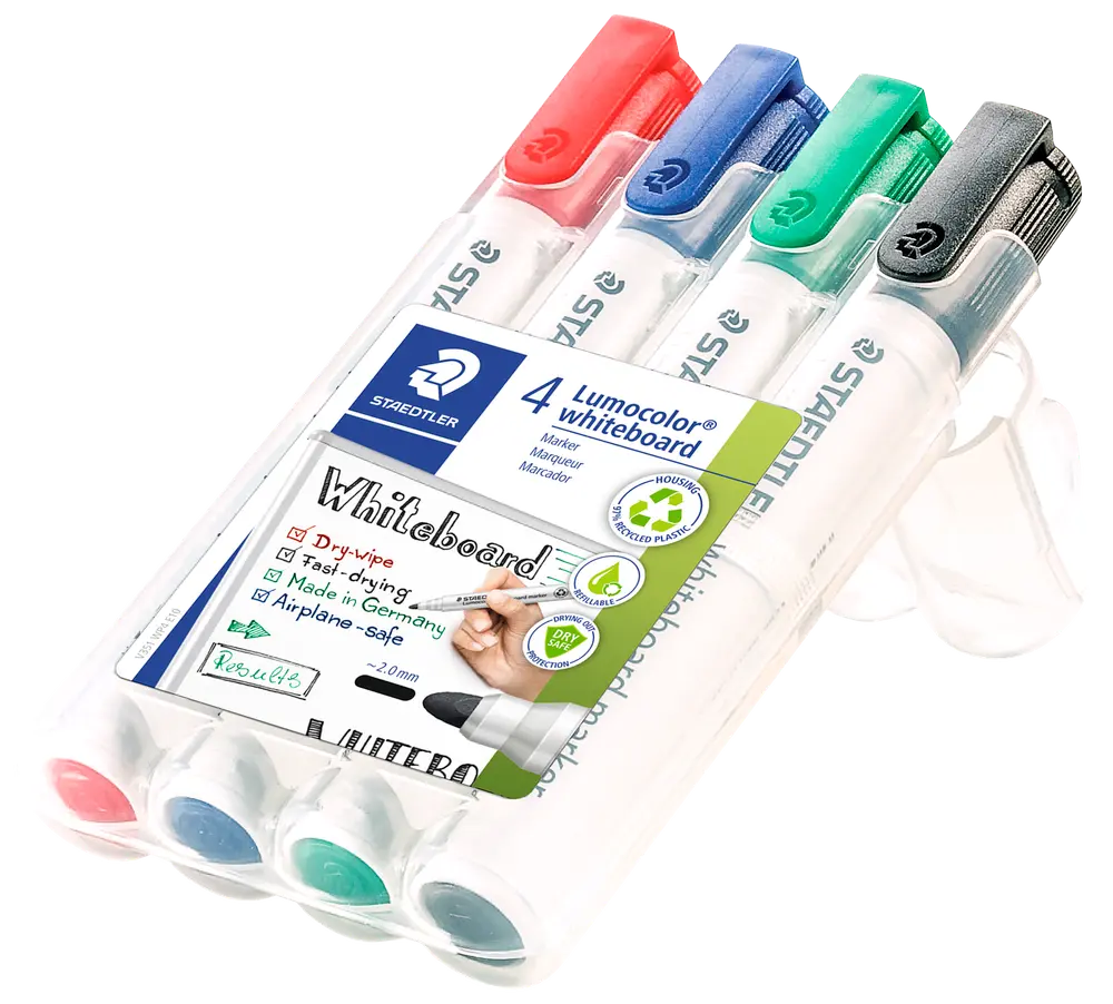 Staedtler Whiteboardpen 4-pak - 2 mm