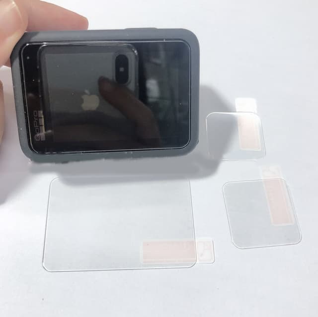 Skærmbeskytter / linsebeskytter hærdet glas 3 stk Gennemsigtig
