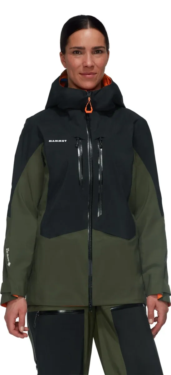 Mammut Eiger Free Advanced Hs Hooded Jacket Women Dark Marsh-Black