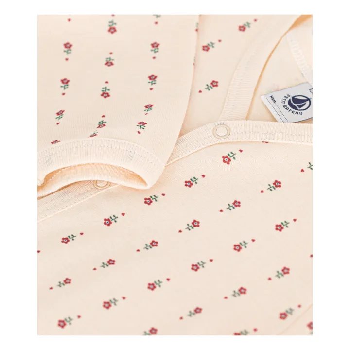 Petit Bateau Pyjama Myana Fleurs | Beige