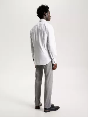 Camisa Slim Fit com Microestampa