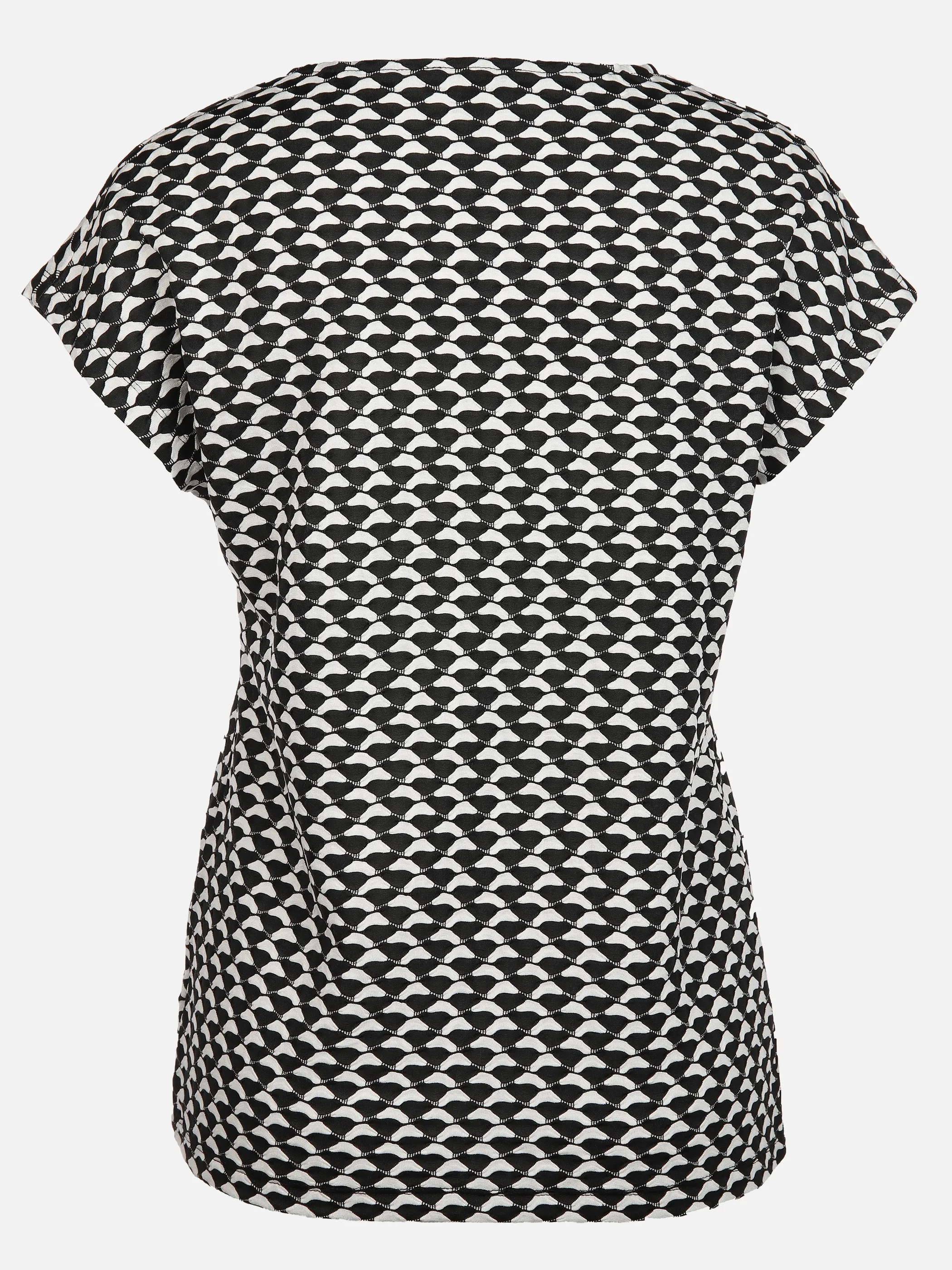 Damen Strukturshirt zweifarbig