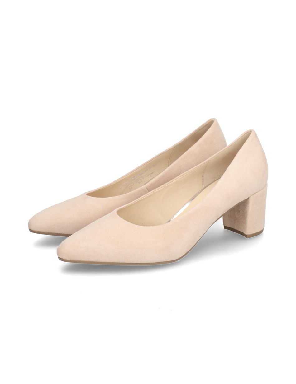 Veloursleder Pumps