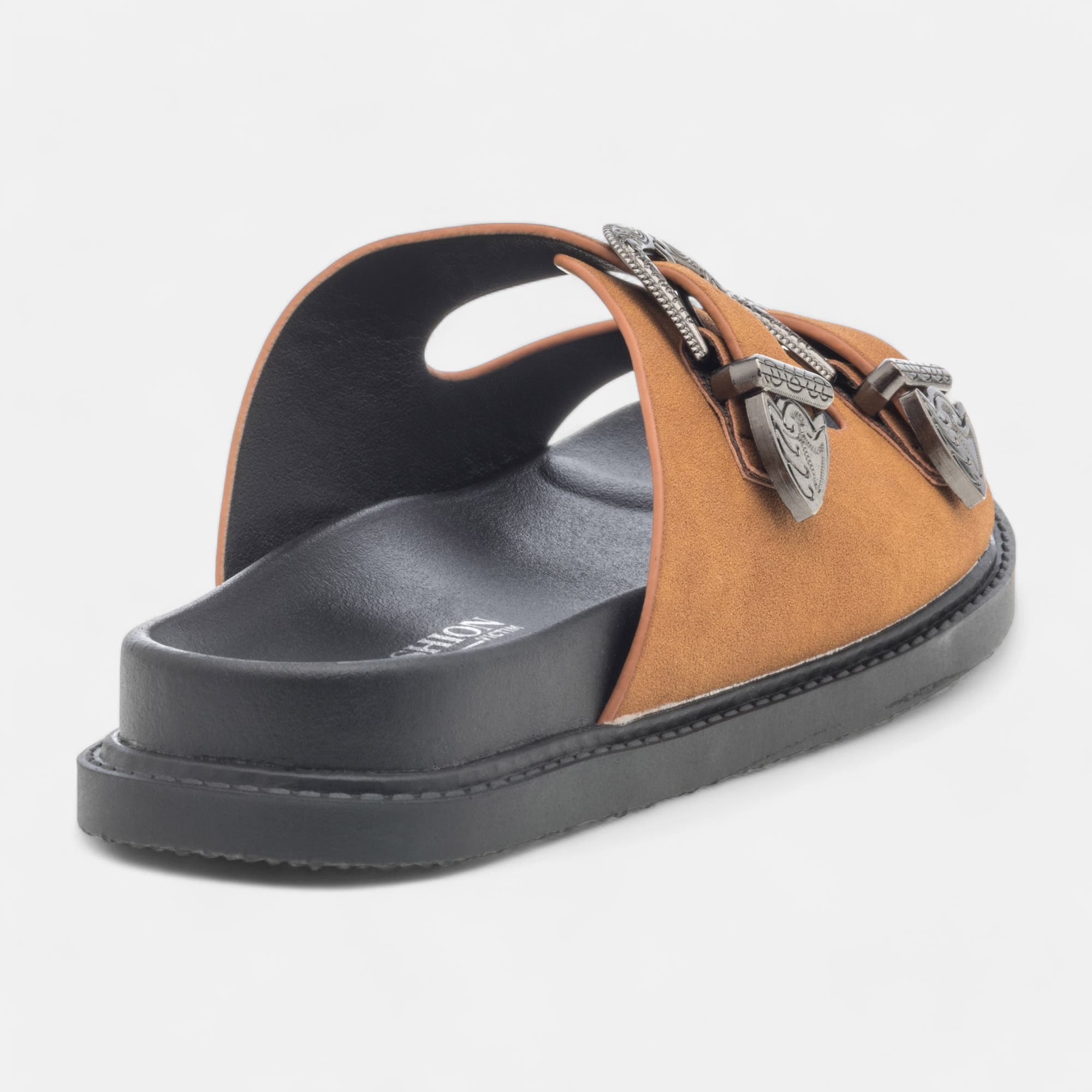 Mules Femme cognac