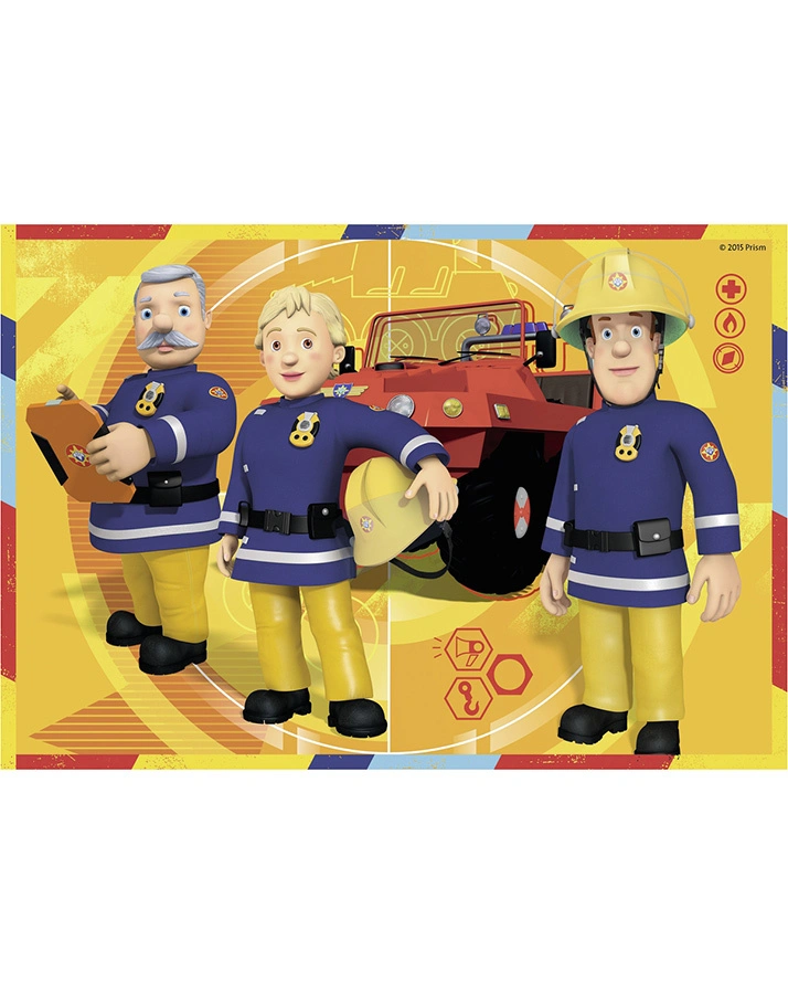 Puzzle Feuerwehrmann Sam im Einsatz 2x12-teilig