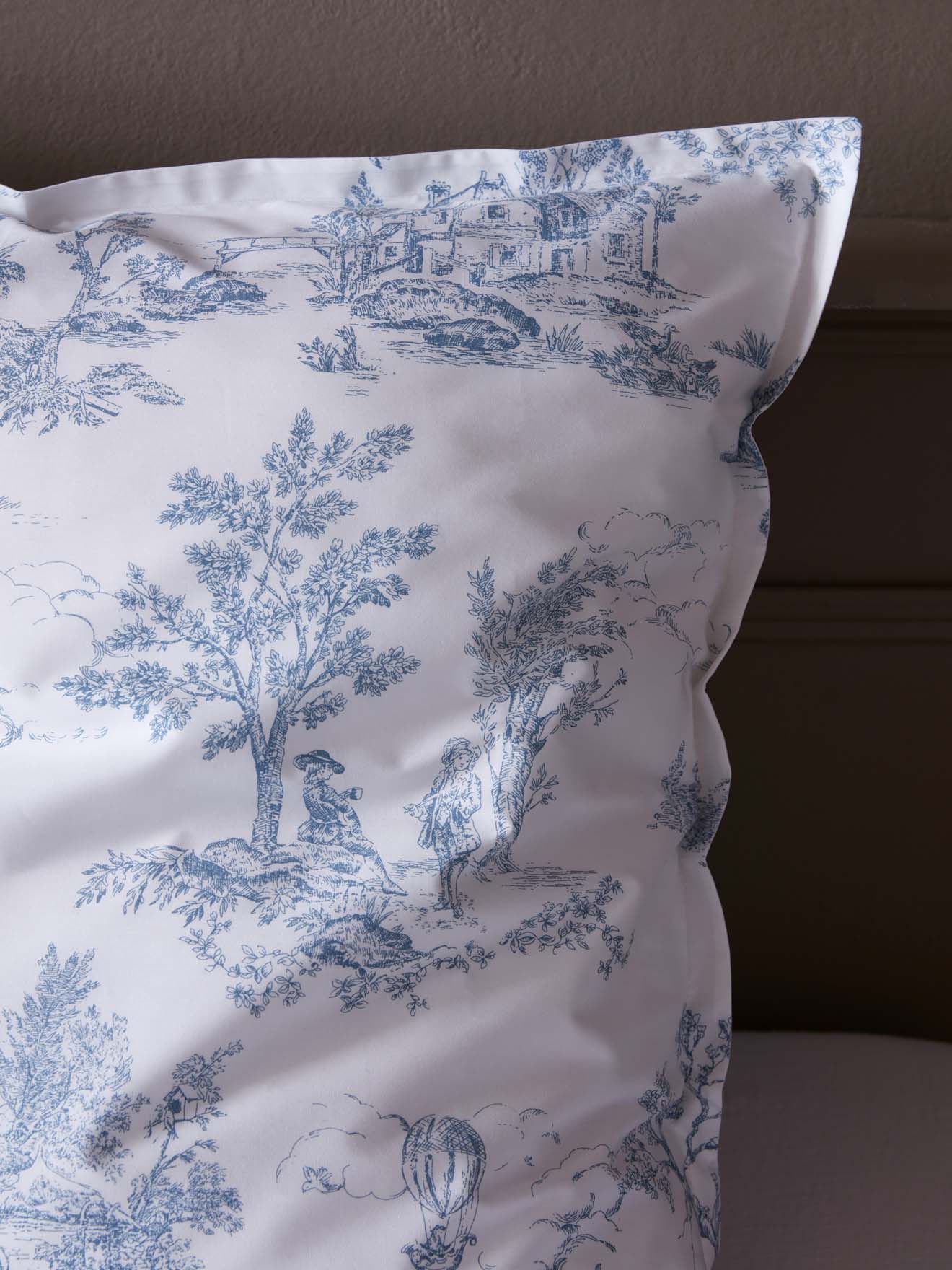 Taie d'oreiller percale de coton 