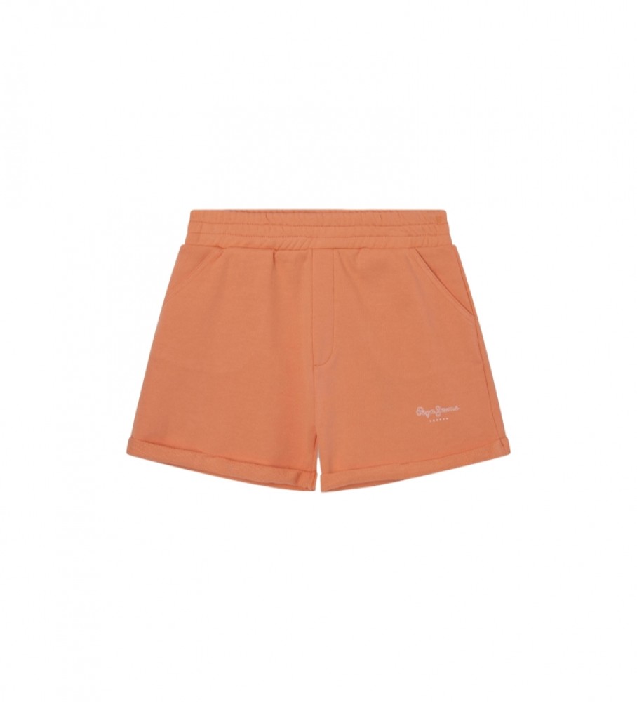 Calções laranja Pepe Jeans com alecrim