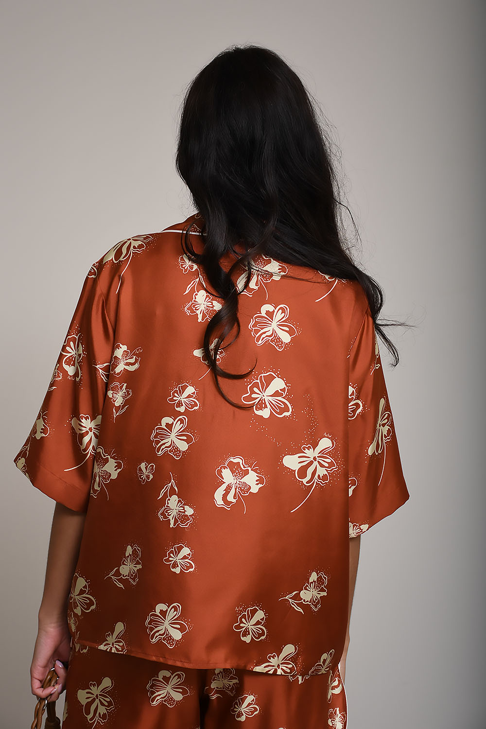 Flora silk shirt