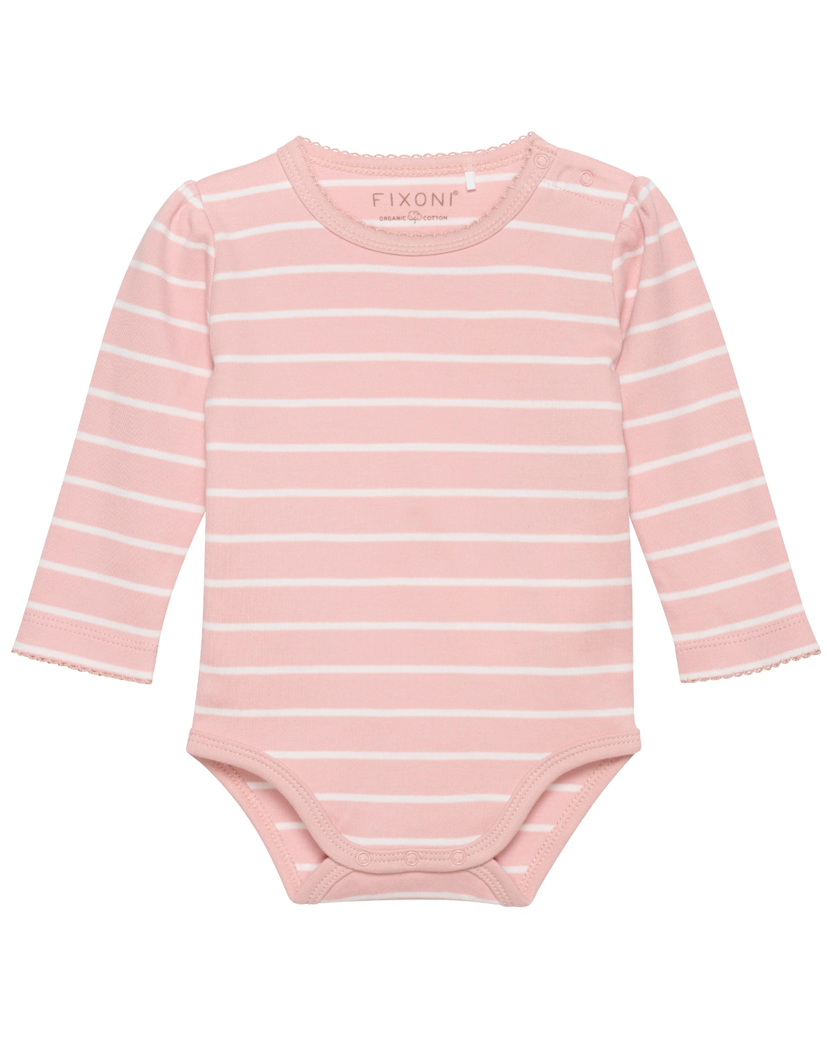 Langarm-Body YD STRIPE in misty rose