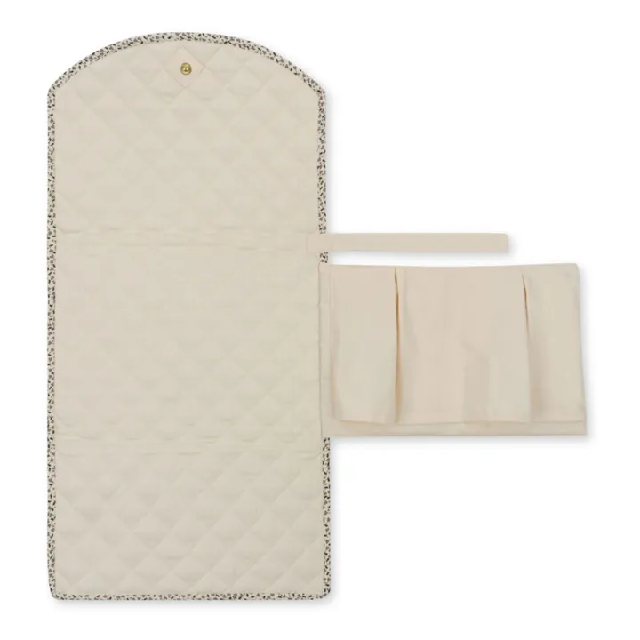 Konges Sløjd Matelas à langer de voyage en coton bio | Crème