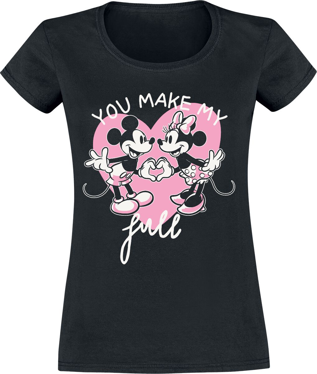 Mickey & Minnie Mouse - You Make My Heart Full | Mickey & Minnie Mouse T-Shirt Manches courtes