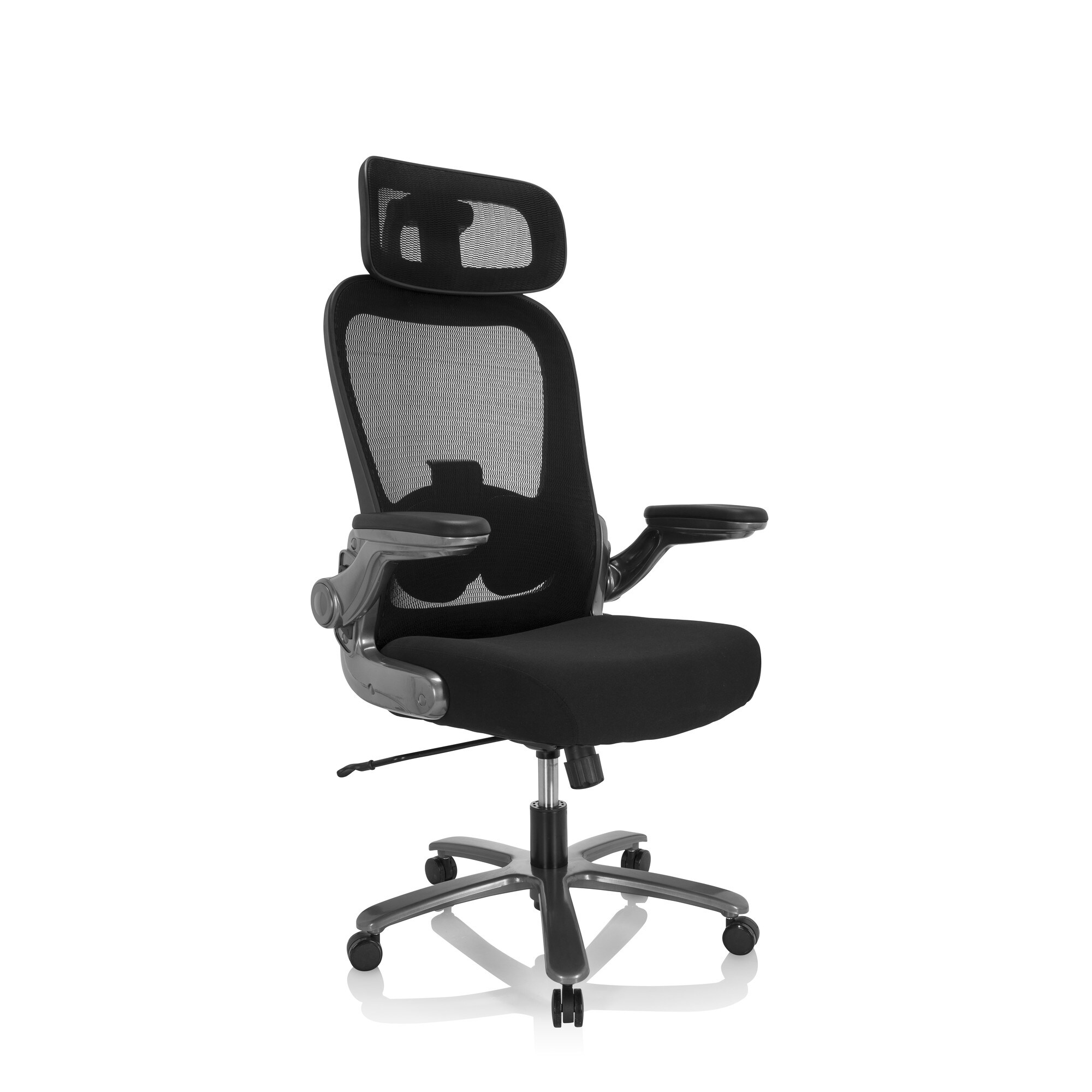 XXL Drehstuhl INSTRUCTOR T I PRO Stoff/Netzstoff mit abklappbaren Armlehnen hjh OFFICE