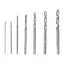 Sett med presisjonsbor 7 deler 0,8/1,2/1,6/2,0/2,4/2,8/3,2 mm