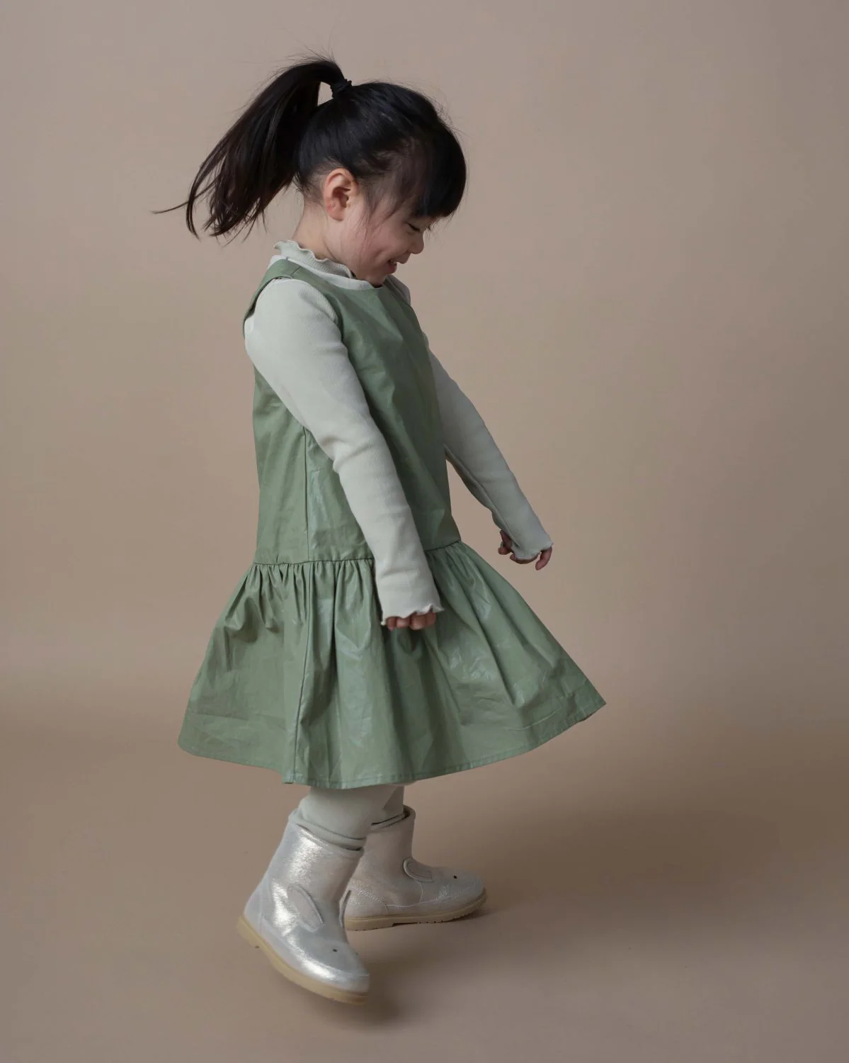Renske Dress | Desert Green