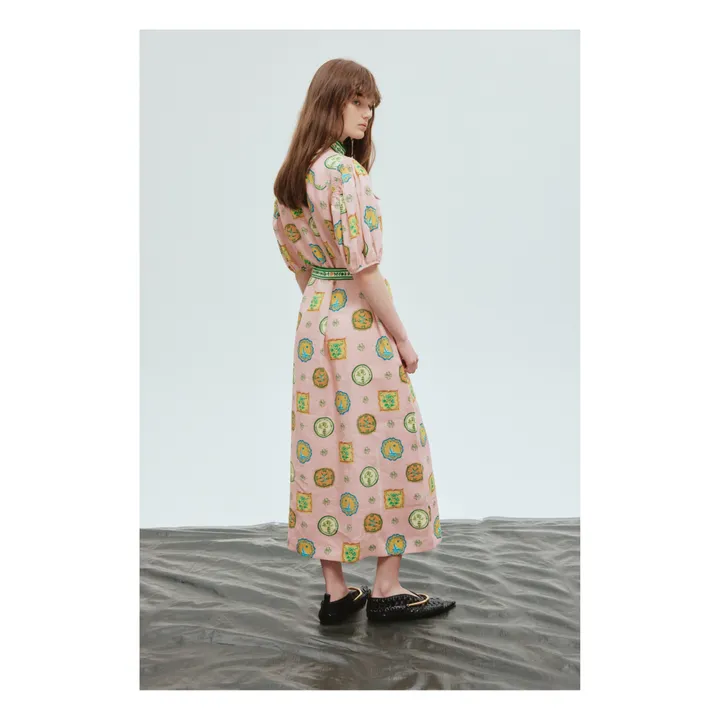 Alémais Robe Porcelain Lin | Rose