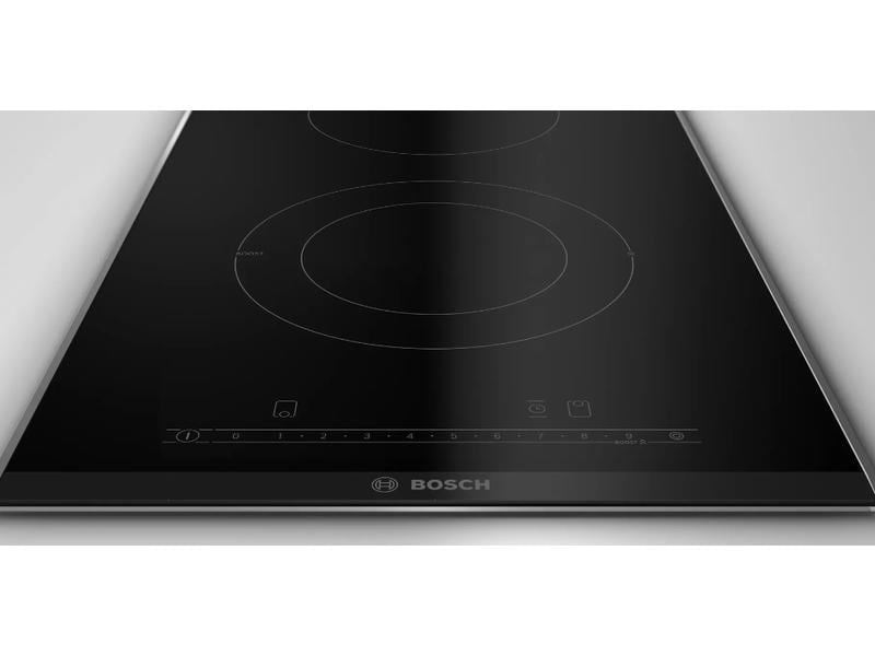 Bosch Glaskeramik-Kochfeld PKF375FP2E Aufliegend Glaskeramik-Kochfeld mit 2 Herdplatten
