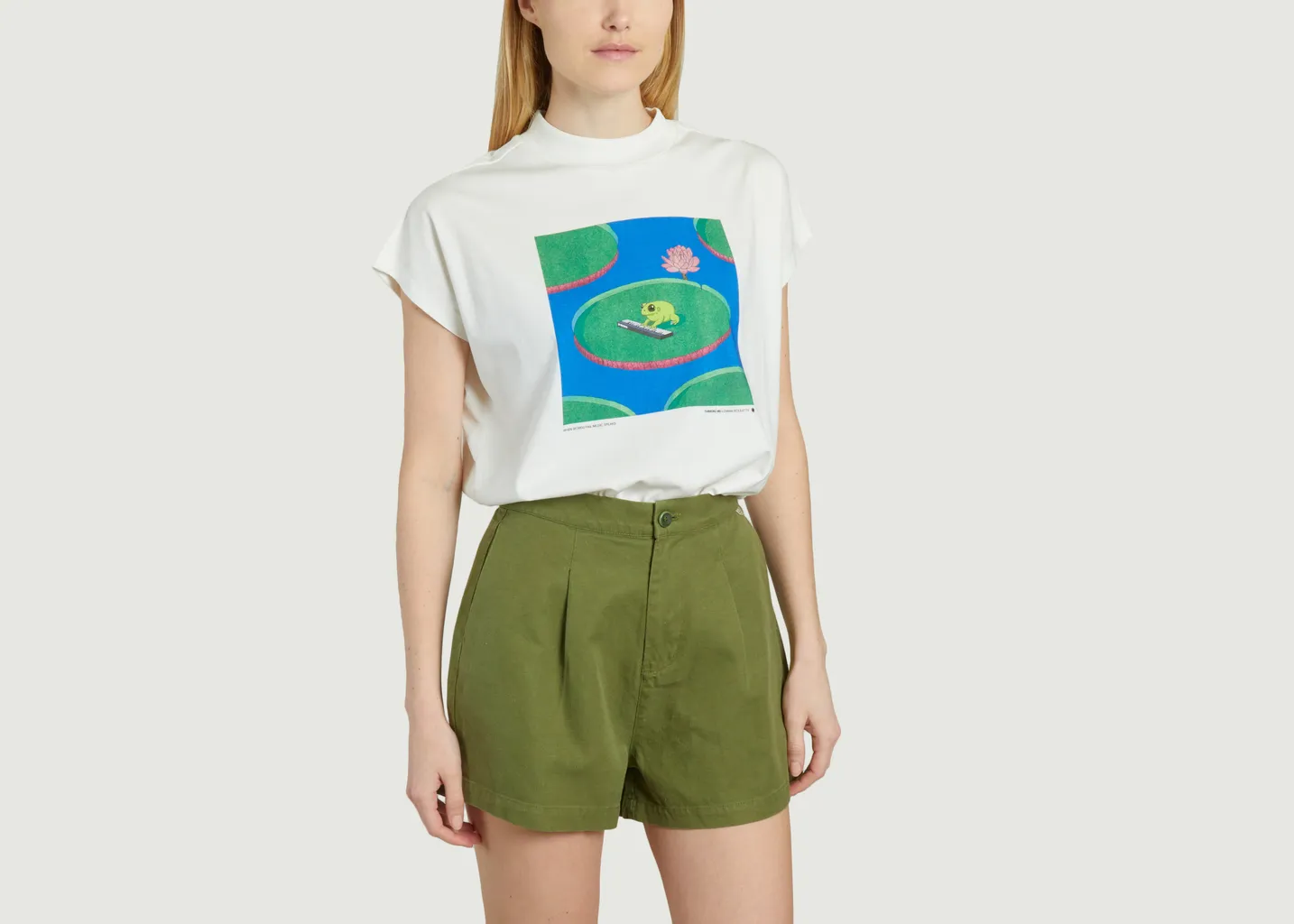 T-shirt Frog Volta Thinking Mu