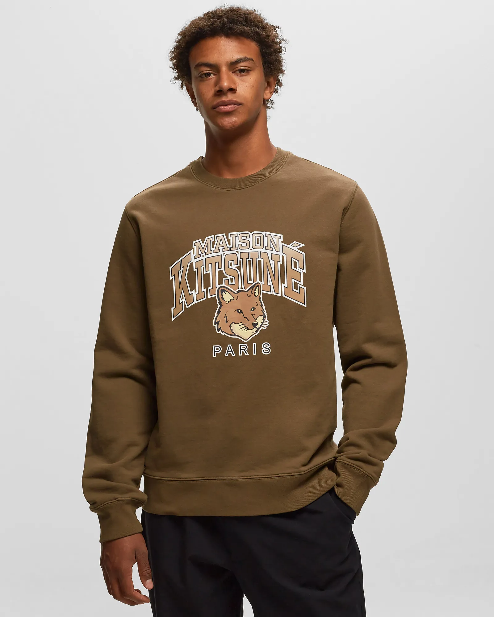 Maison Kitsune CAMPUS FOX REGULAR SWEATSHIRT