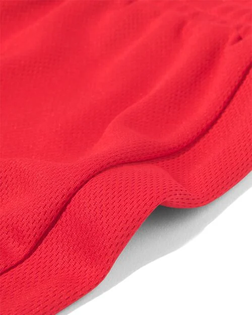 short de sport enfant Belgique rouge