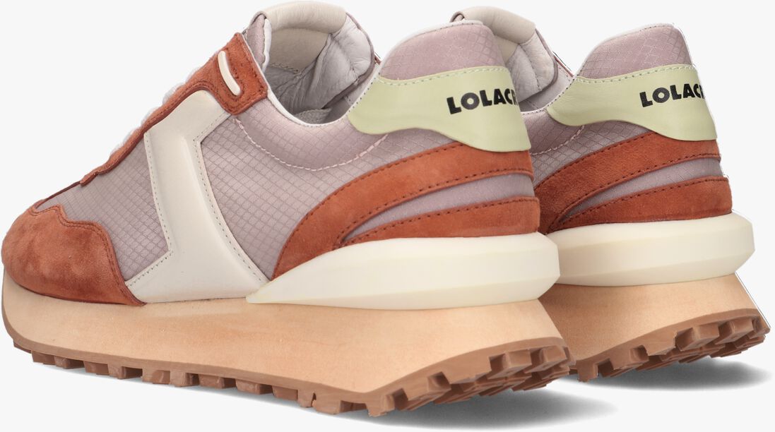 LOLA CRUZ cognac lola cruz lage sneakers 431z88