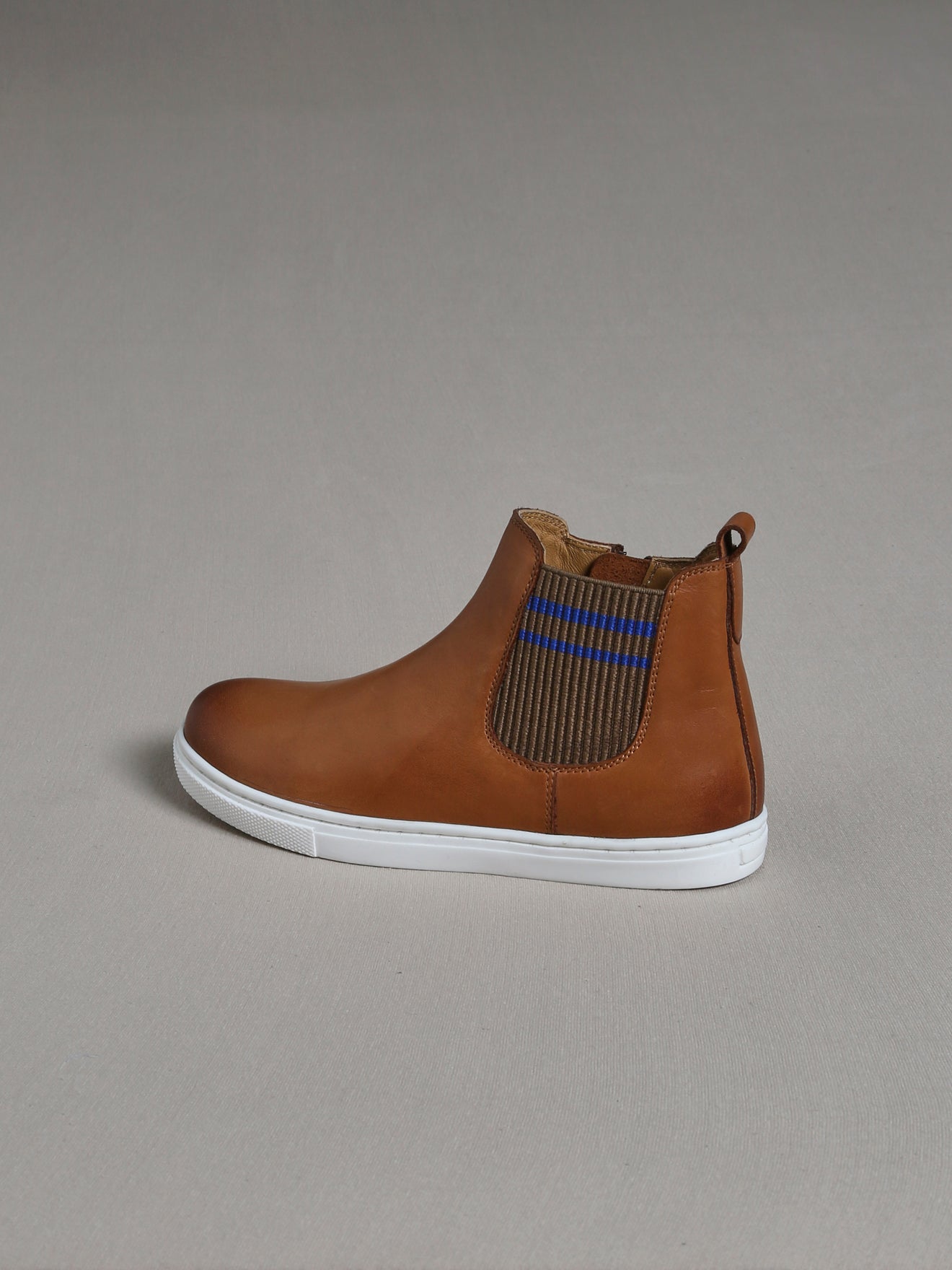 Boots chelsea garçon en cuir