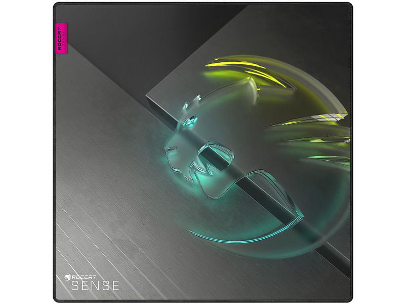Roccat Gaming-Mausmatte Sense Icon SQ Schwarz Mausmatte für Gaming-Enthusiasten