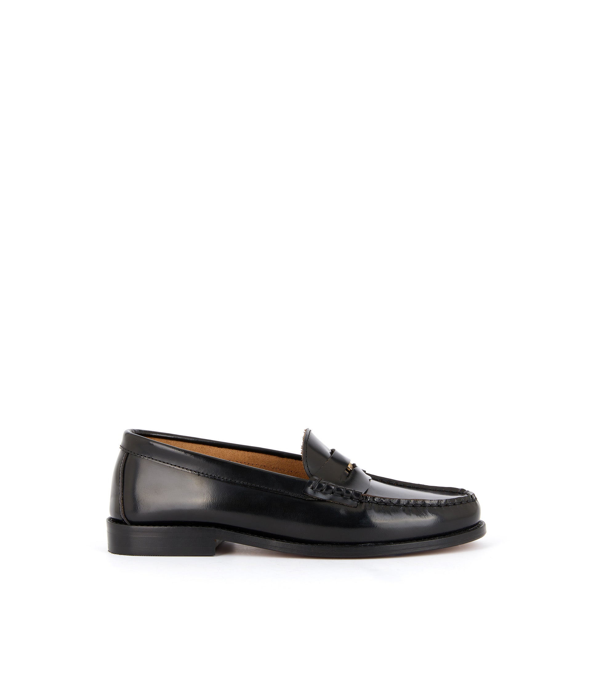 Mocassins cuir noir Vito