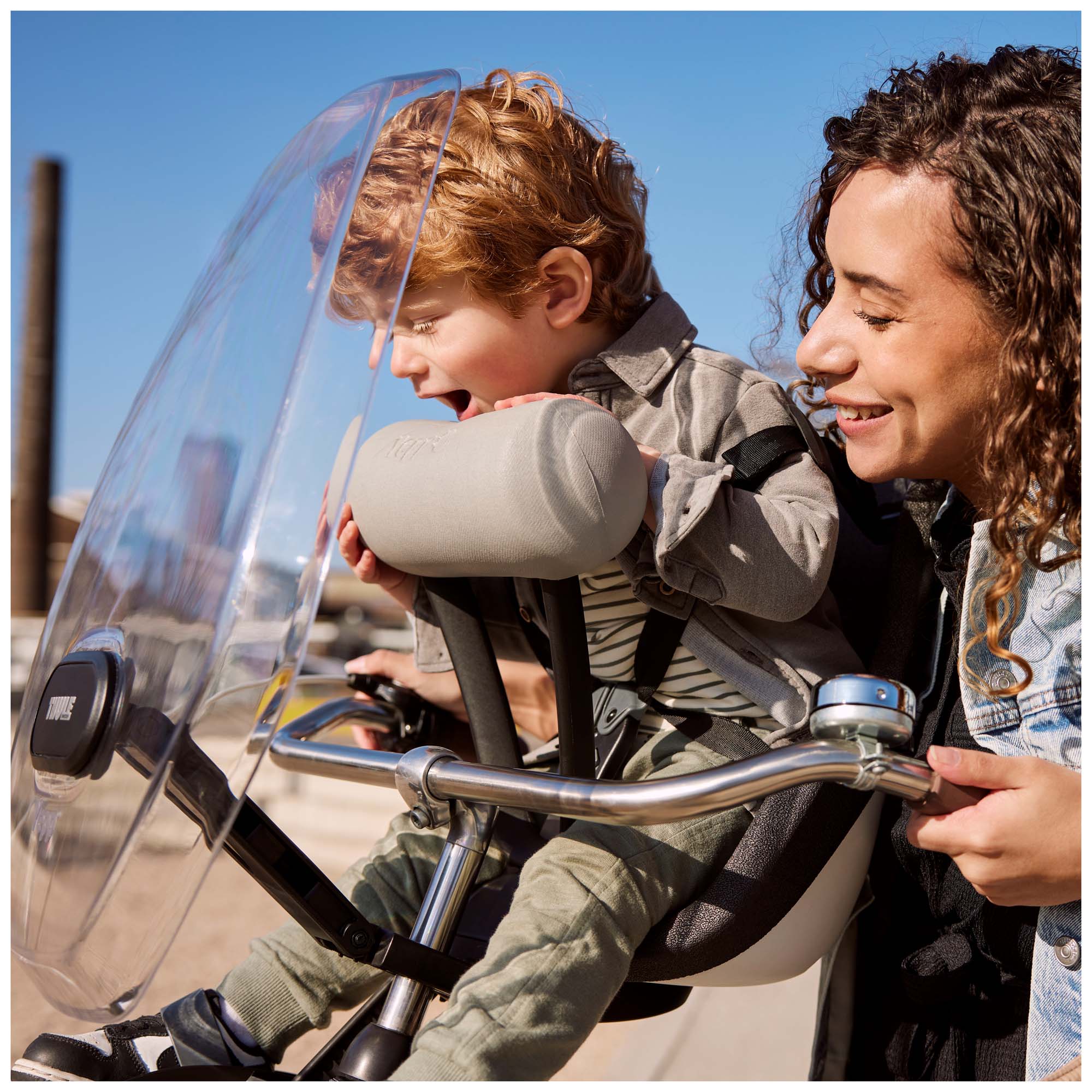 Thule Yepp slaaprol nijntje Lightgrey - fiets accessoires - Prénatal