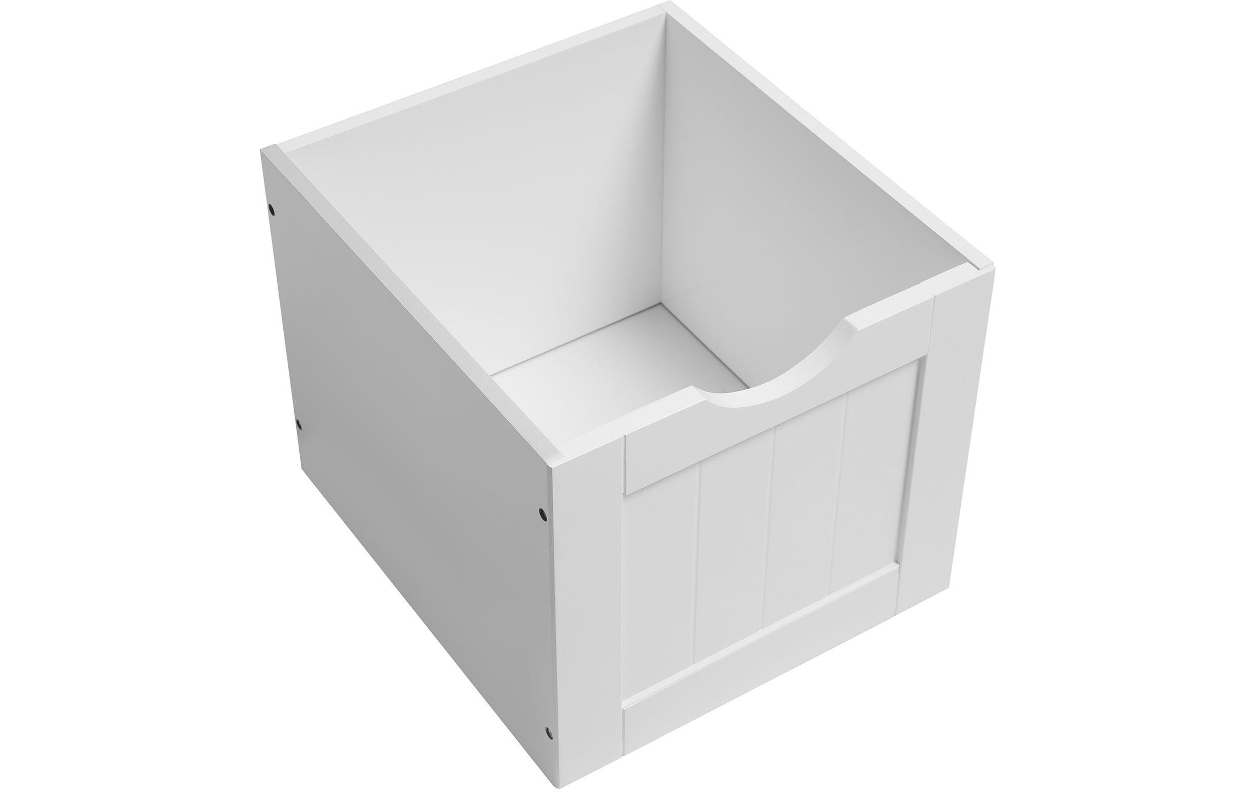 Kommode mit 3 Schubladen 60 x 81 cm, WeissModerner Schrank aus Holz
