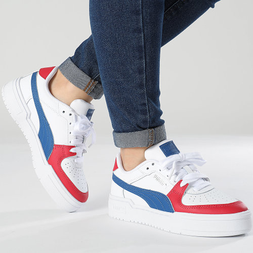 Baskets Femme CA Pro Block 392004 Puma White Cobalt Glaze