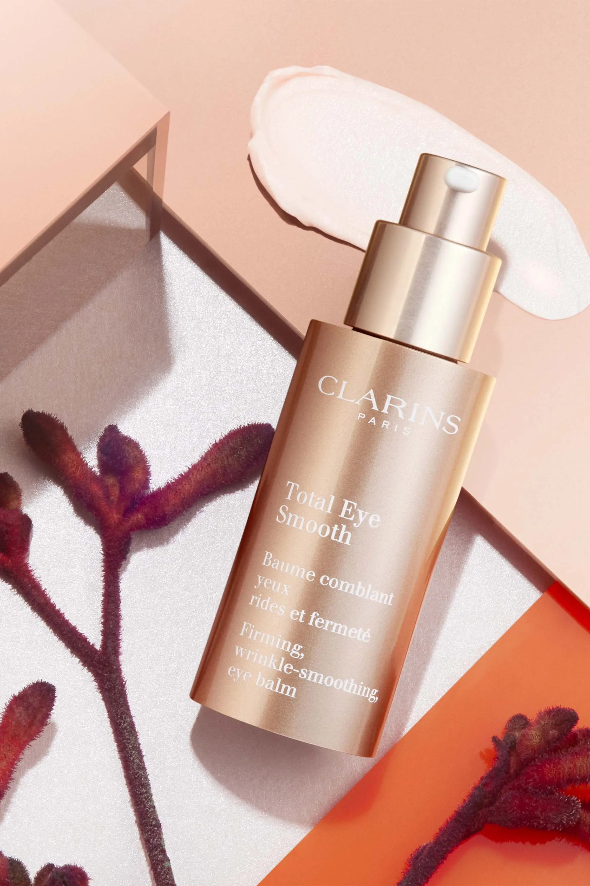 Clarins Baume comblant yeux rides et fermeté Total Eye Smooth-15 ml
