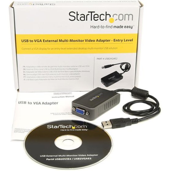 StarTech.com Adaptateur vidéo USB 2.0 vers VGA - Carte graphique externe - M/F - 1440x900