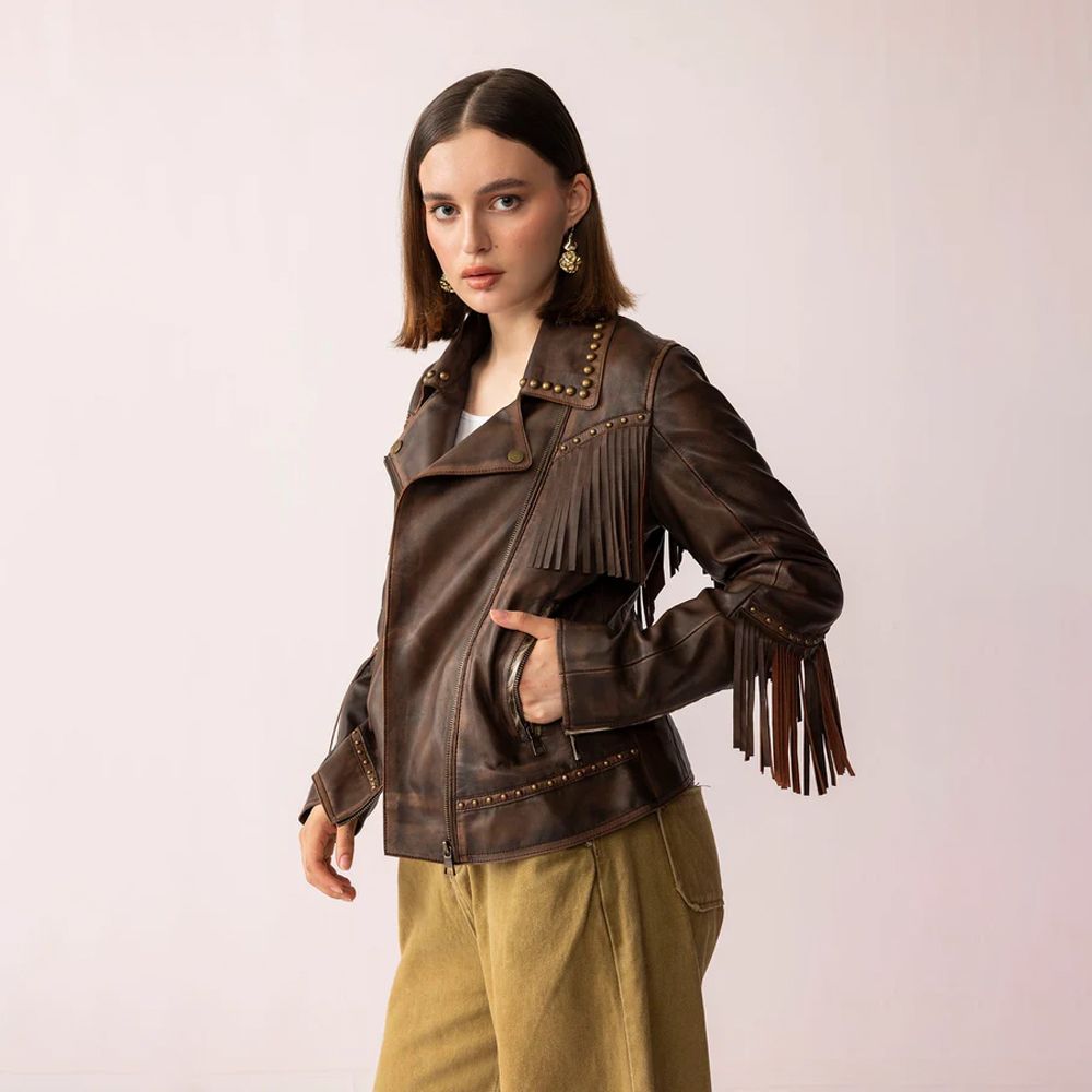 Myra Bag leather jacket Fury Rider